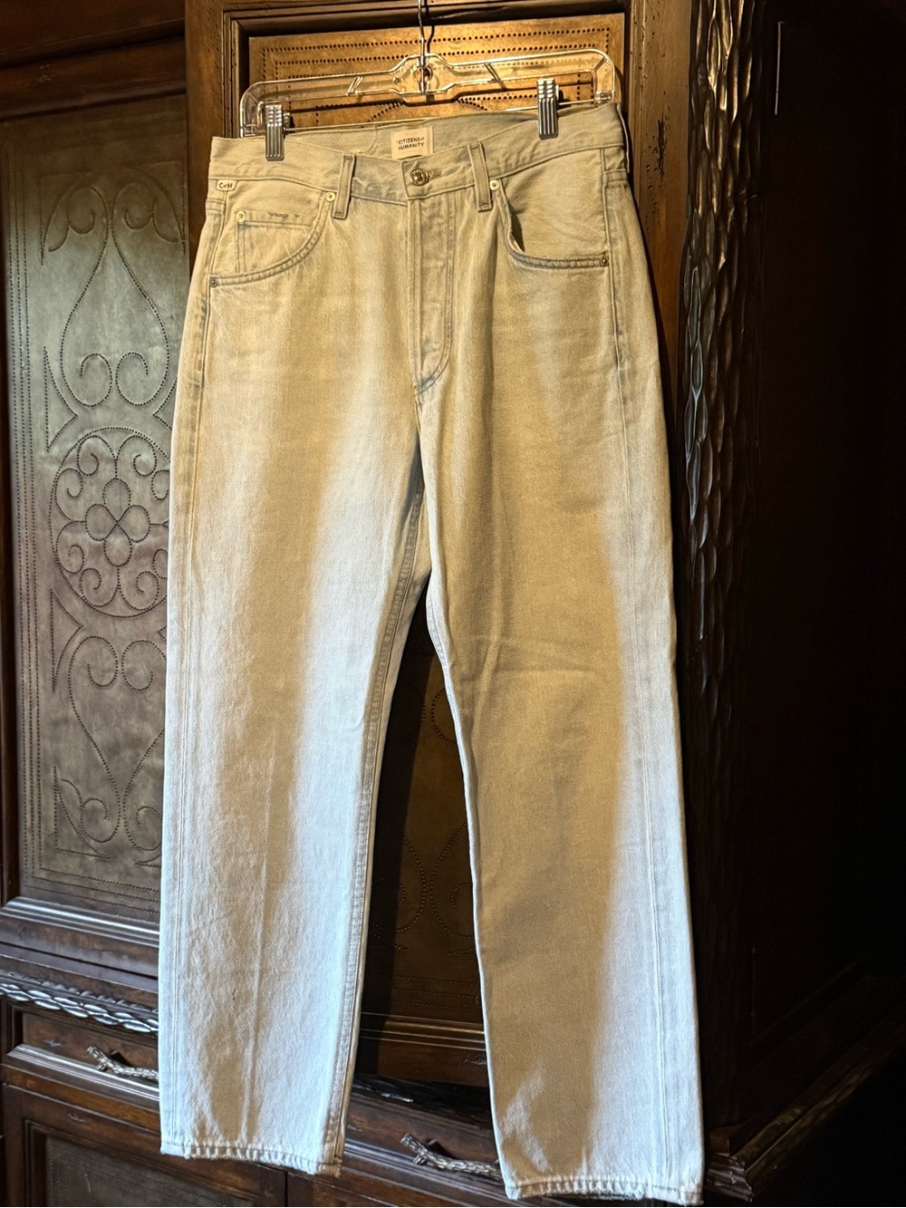 Citizens Of Humanity Light Blue Straight-Leg Jeans